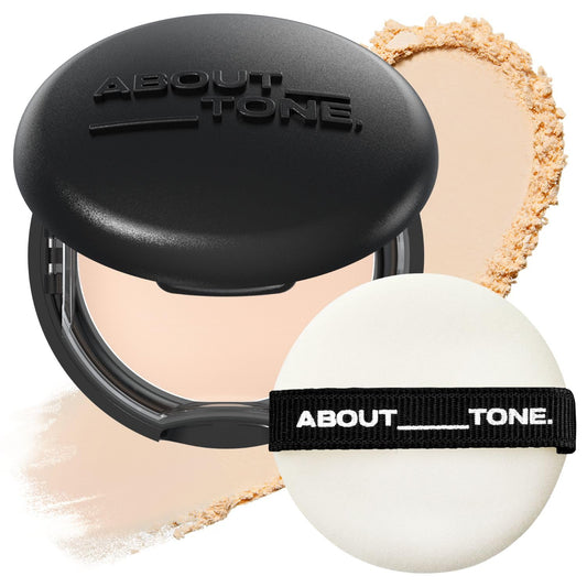 ABOUT TONE|Blur Powder Pact 極細粉裸妝肌粉餅 9g - 02 Light /03 Natural