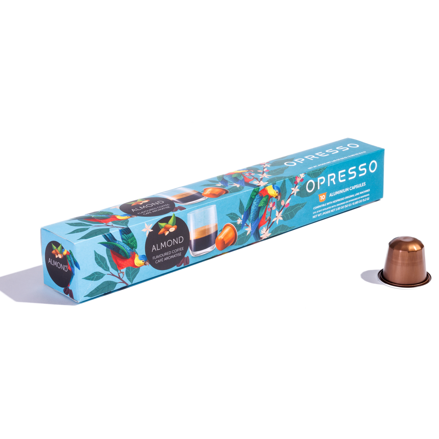 🎁 Opresso|比利時咖啡膠囊 (10粒/盒) 歐洲咖啡品質 Coffee Capsule (Nespresso適用) 雨林聯盟認證 輕/中/深烘焙 (100% off)