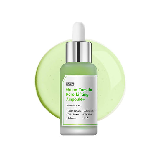 SUNGBOON EDITOR|Green Tomato Pore Lifting Ampoule 綠蕃茄緊致毛孔安瓶精華Plus | 菸鹼醯胺 青番茄萃取物 毛孔收縮精華 | 敏感肌 保濕緊緻 【平行進口】