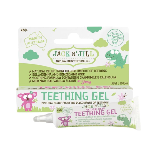 Jack N' Jill|Natural Teething Gel 天然出牙緩解凝膠 15g|溫和天然香草味