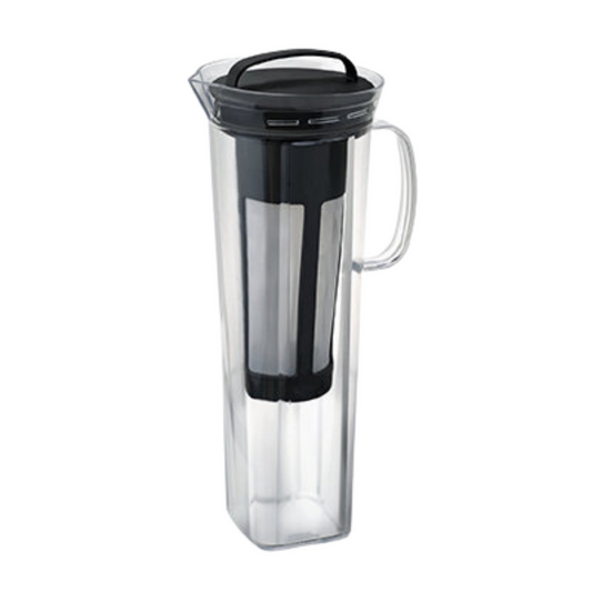 HARIO | Japanese Cold Brew Coffee Pitcher RISE (with handle) Large Capacity 840ml Black (CBR-12-B)
