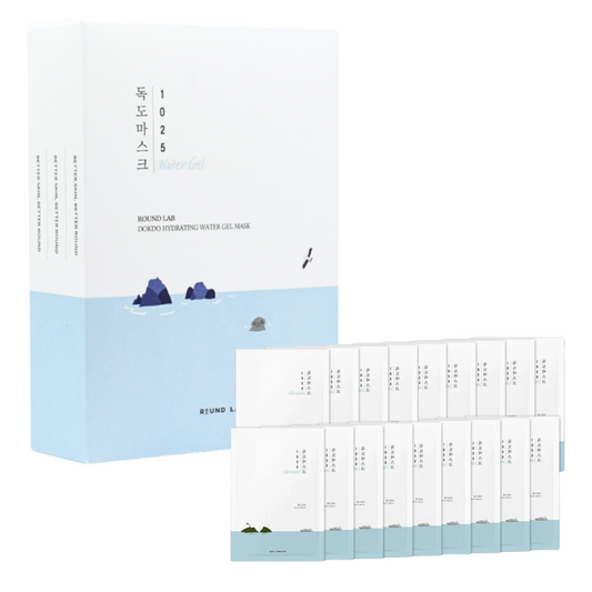ROUND LAB|1025 獨島強效補水 水凝膠面膜 18片【平行進口產品】