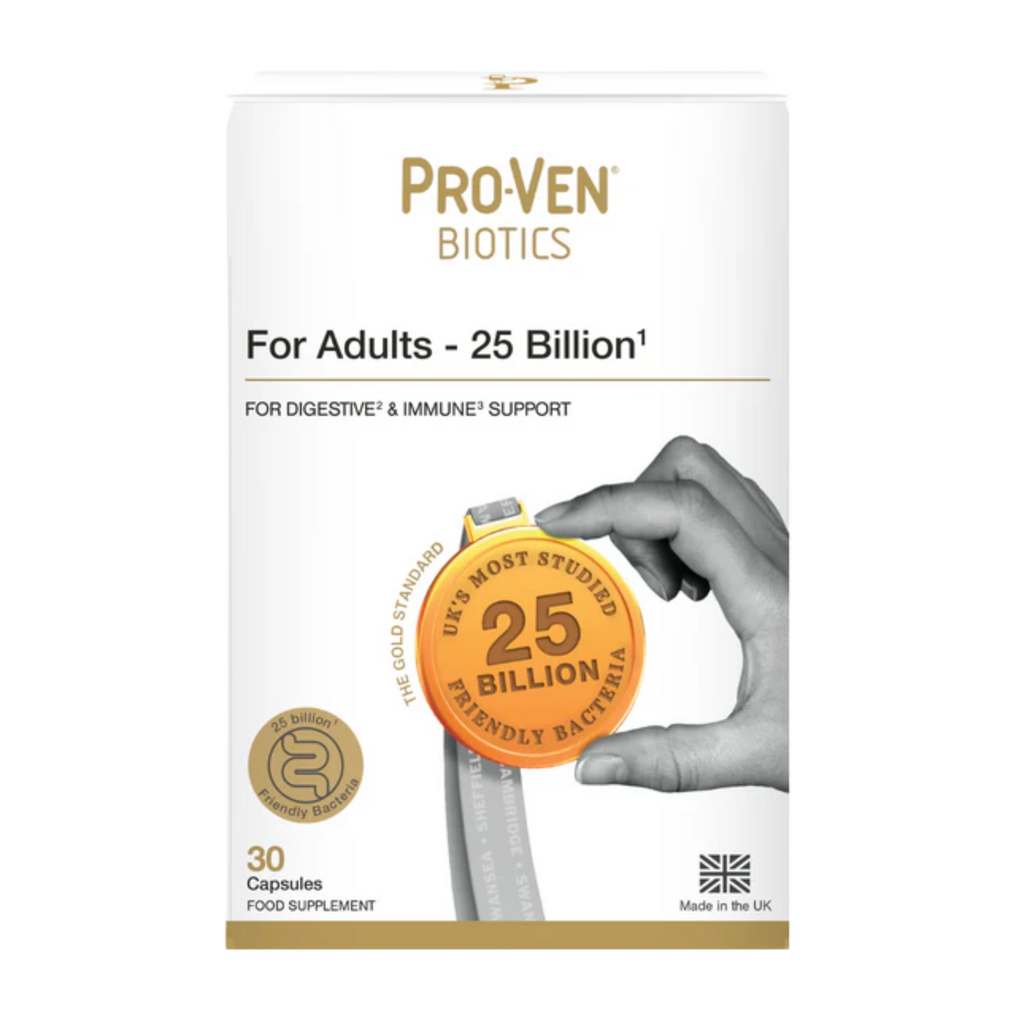 ProVen Biotics|【英國本土版】 成人250億益生菌 30粒【平行進口產品】
