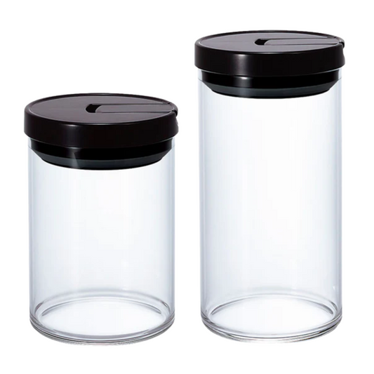 Hario|咖啡罐 黑色 - M/L號 MCNR-200/300-B【平行進口產品】