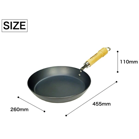 River Light |  26cm KIWAME Japan PREMIUM Thick Frying Pan (for IH, induction cooker)【Parallel Import】