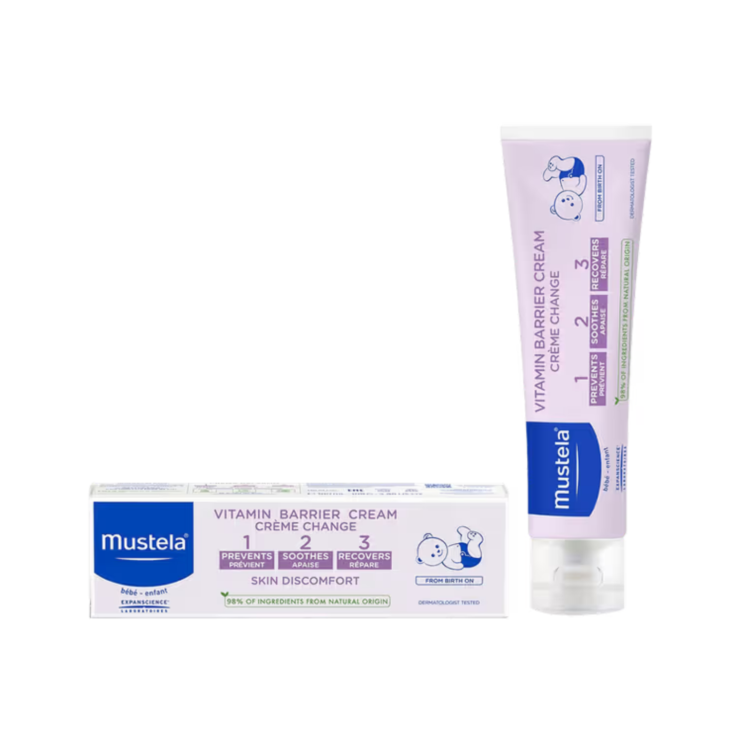Mustela | Vitamin Barrier Cream 123 100ml【Parallel Import Product】
