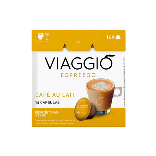 VIAGGIO Espresso | Latte (16 capsules/box) (For Dolce Gusto)