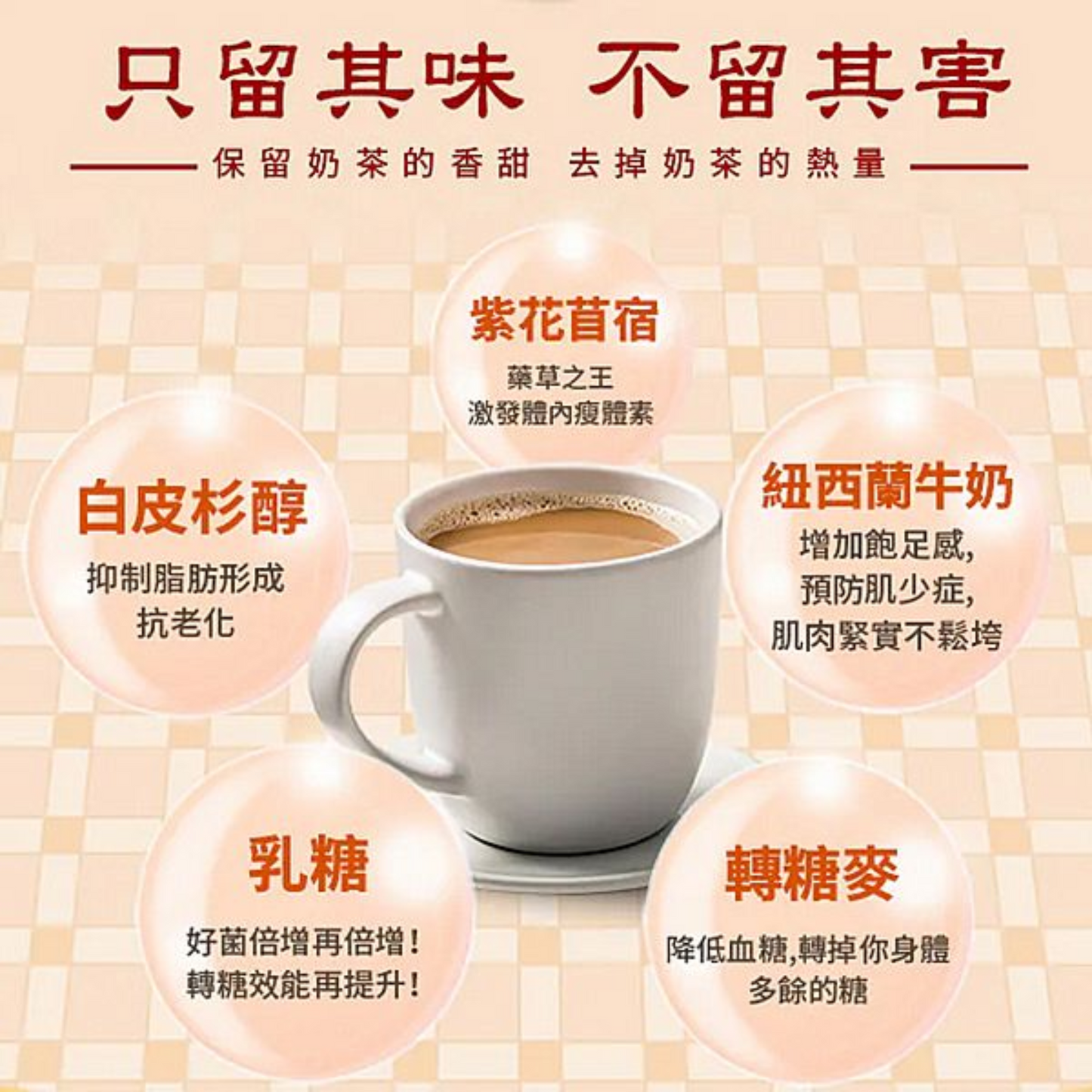 ivenor 十時塑 | 台灣天然燃脂茶 - 纖奶茶 (10g*8pcs) *新舊包裝隨機發貨*|保留奶茶的香甜,去掉奶茶的熱量