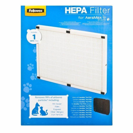 【優惠組合】Fellowes|AeraMax PT65 HEPA 濾網 一盒一片裝 + PT65 活性炭濾網 一盒兩片裝【香港行貨】