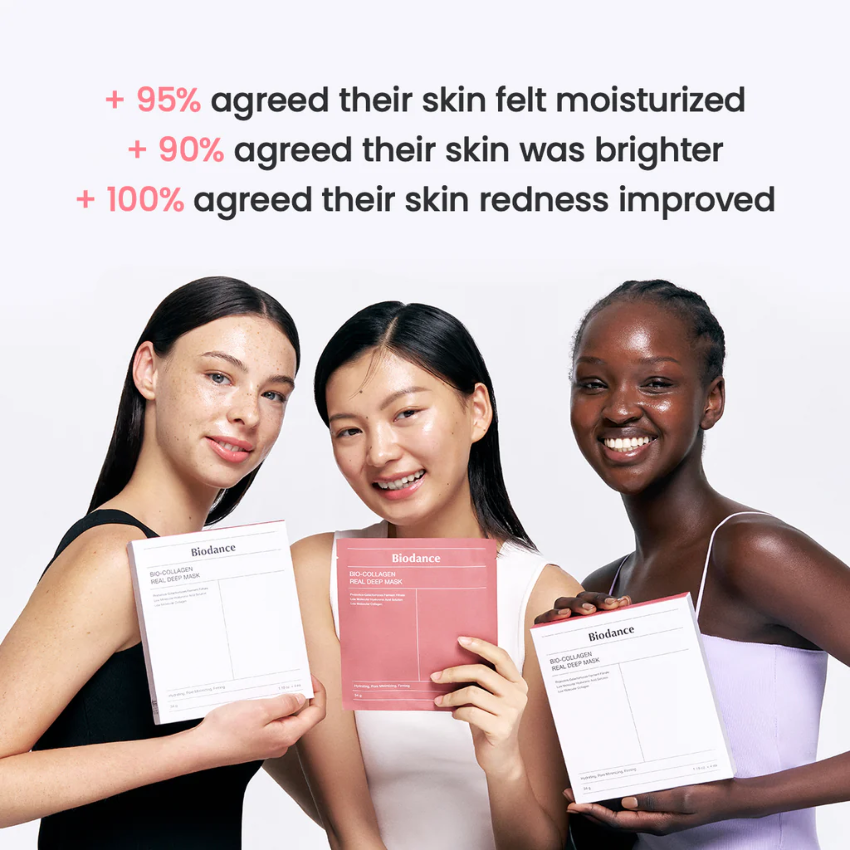 Biodance|【外盒微損】"4片裝" 膠原蛋白深層修護面膜 Bio-Collagen Real Deep Mask【平行進口】韓國BIODANCE王牌產品