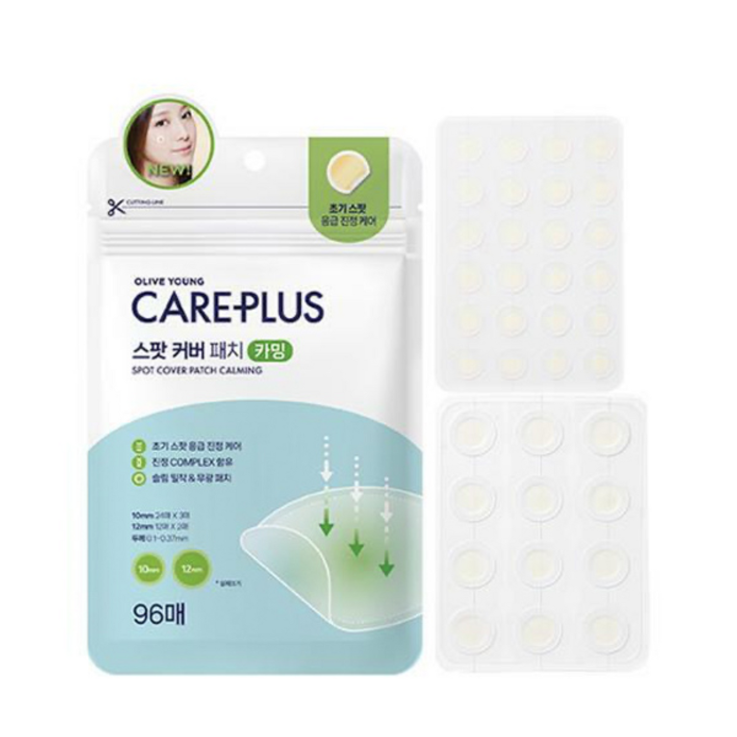 Olive Young|Care Plus 隱形痘痘暗瘡貼 隱形暗瘡貼【平行進口】