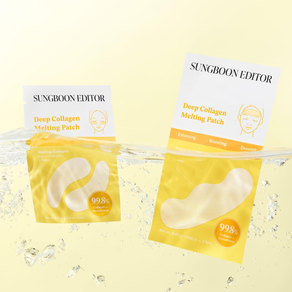 SUNGBOON EDITOR|Deep Collagen Melting Patch 深層膠原蛋白修護貼套裝 | 淡化深層皺紋 淡化斑點 眼膜 額頭膜 頸膜 法令紋膜 【平行進口】