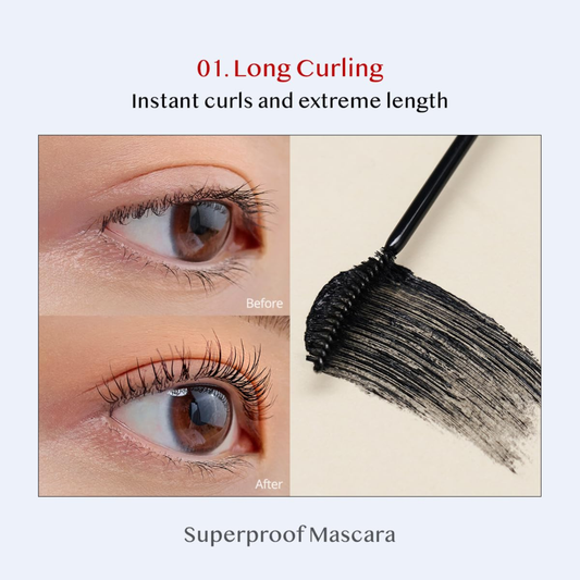CLIO|Kill Lash Superproof Mascara 極緻捲翹超防水睫毛膏 #01/02|CLIO王牌 超濃密 防暈染 不結塊 捲翹持久