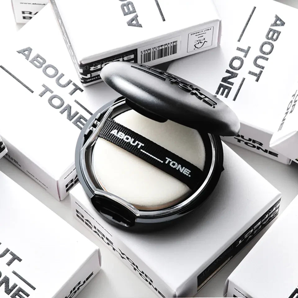 ABOUT TONE|Blur Powder Pact 極細粉裸妝肌粉餅 9g - 02 Light /03 Natural