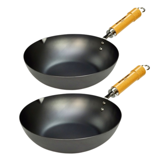River Light |  30cm KIWAME Japan PREMIUM Stir-fry Pot (for IH, induction cooker)【Parallel Import】
