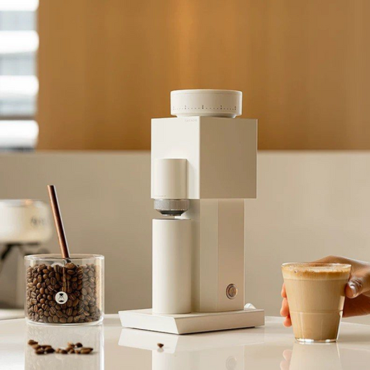 TIMEMORE 泰摩|Bricks 01S 積木電動咖啡磨豆機 意式及手沖咖啡均適用 (40mm Conical Burrs)【品牌授權|香港插頭 一年保養】