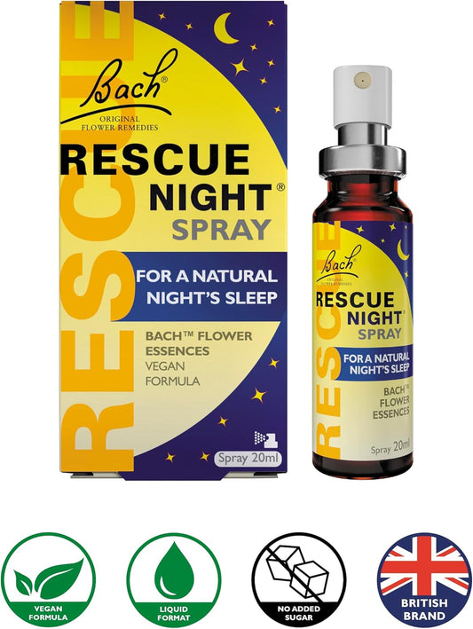 Bach 巴哈|Rescue Night Spray 甜睡寧噴霧 20ml【平行進口產品】