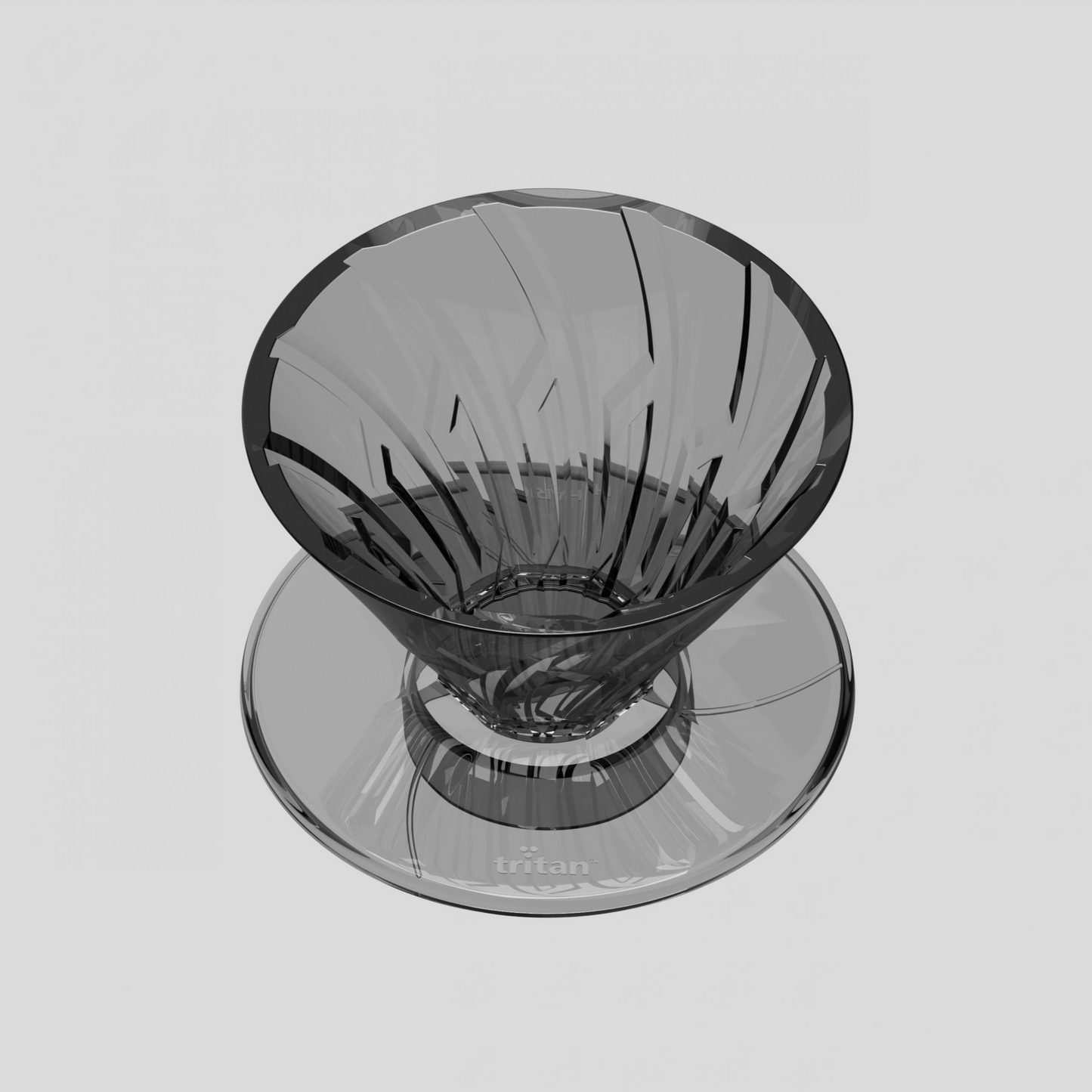 HARIO | Alpha Dripper 阿爾法濾杯 01 Tritan樹脂濾杯 ADT-01-B【1-2杯用】凹型肋骨手沖咖啡濾杯 台灣限定款式