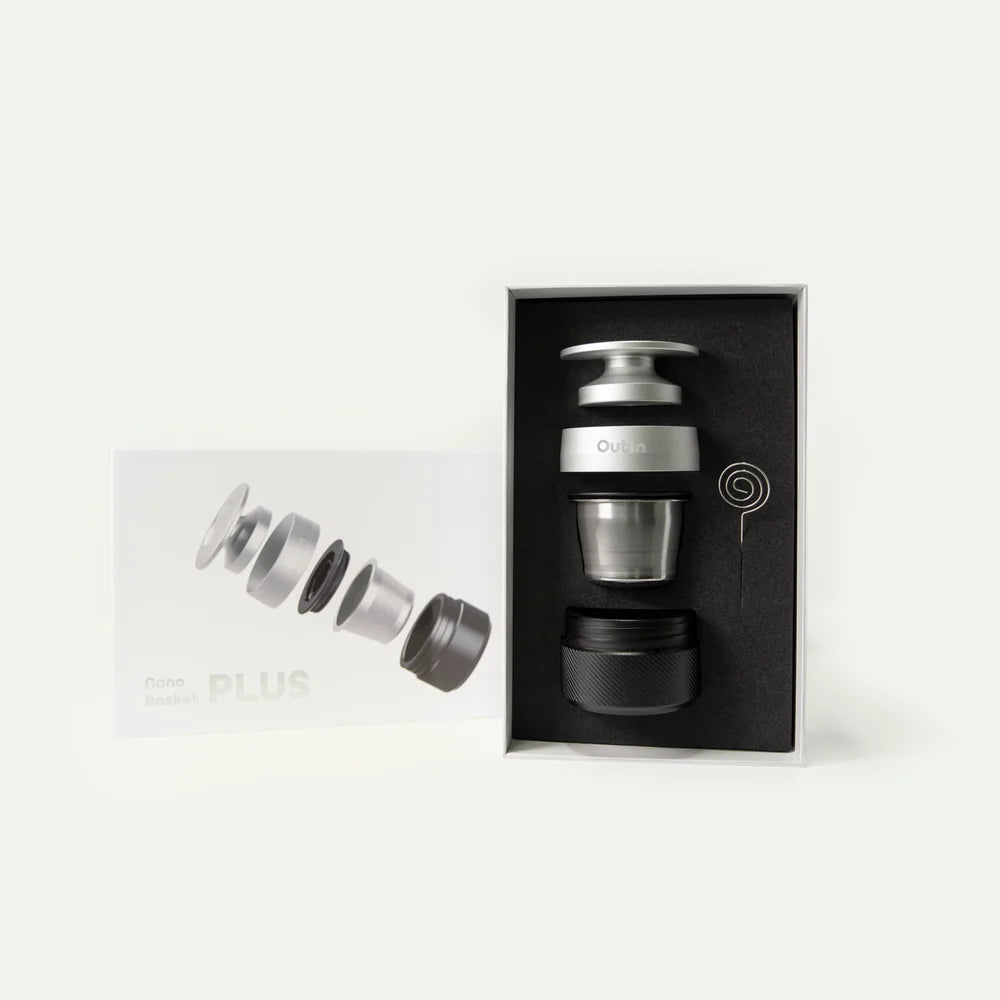 OutIn|Nano Portable Espresso Machine Basket Plus 升級版 便攜式 雙份濃縮咖啡過濾組 (16-18g)|容量更大 口感更好!【香港行貨】