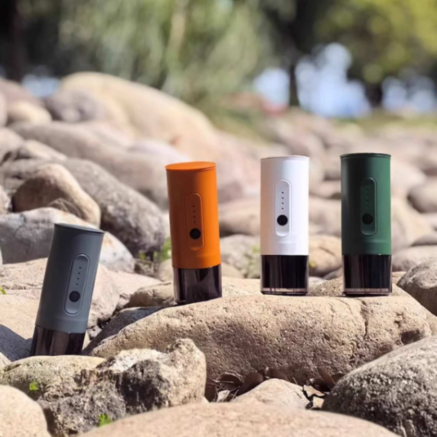 T-Colors|Portable outdoor 2-in-1 handheld electric espresso machine (compatible with coffee capsules + coffee powder)