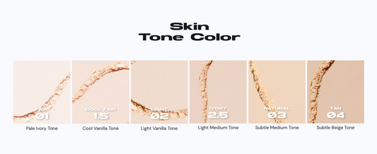 ABOUT TONE|Blur Powder Pact 極細粉裸妝肌粉餅 9g - 02 Light /03 Natural