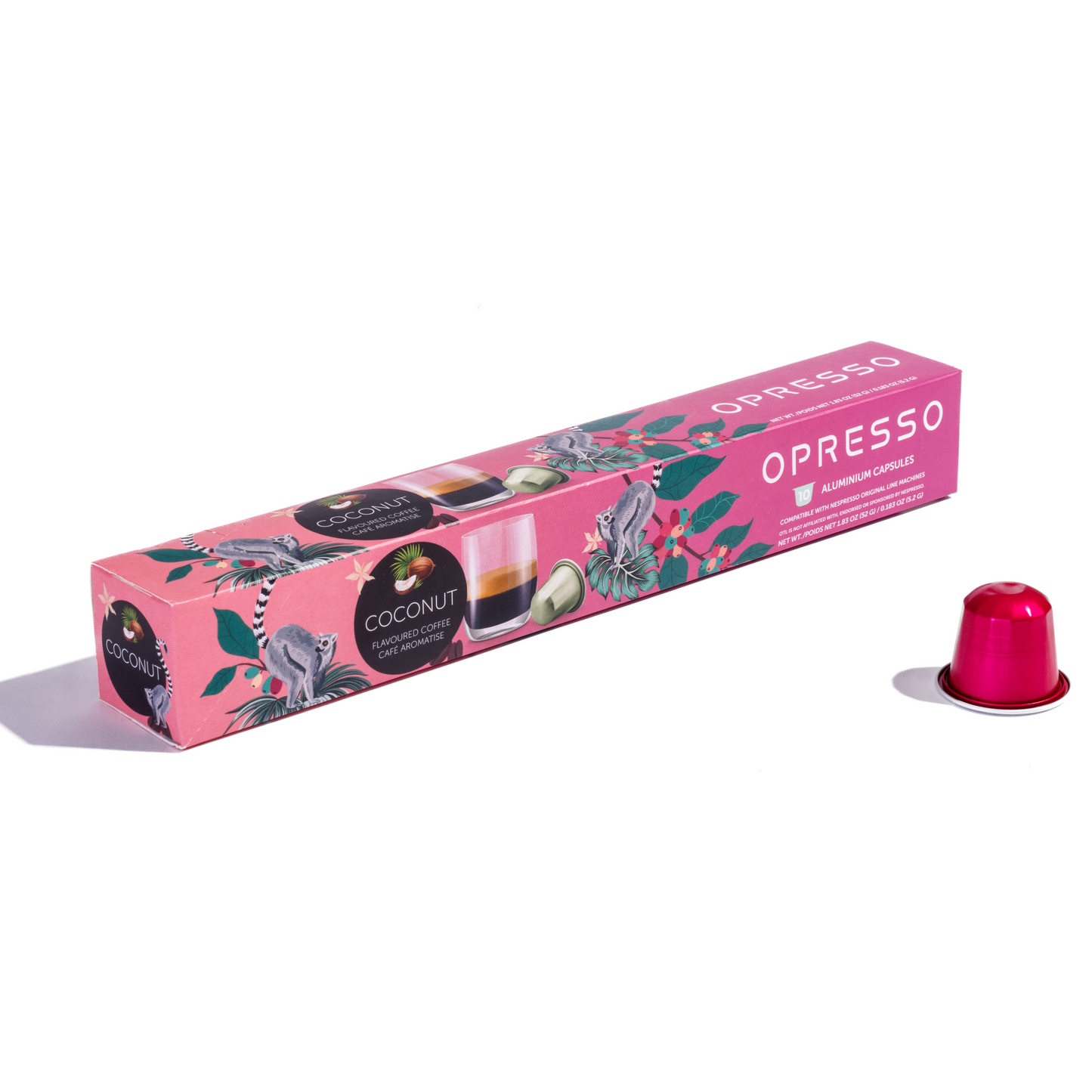 🎁 Opresso|比利時製咖啡膠囊 (10粒/盒) 歐洲咖啡品質 Coffee Capsule (Nespresso適用) 雨林聯盟認證 輕/中/深烘焙 (100% off)