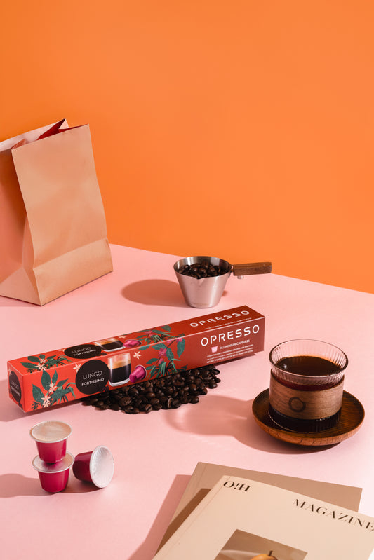 Opresso|比利時咖啡膠囊 (10粒/盒) 歐洲咖啡品質 Coffee Capsule (Nespresso適用) 雨林聯盟認證 輕/中/深烘焙