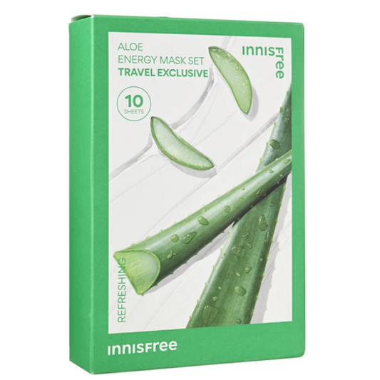 innisfree|Energy Mask Set - Green Tea 10 pcs【Parallel Import Product】