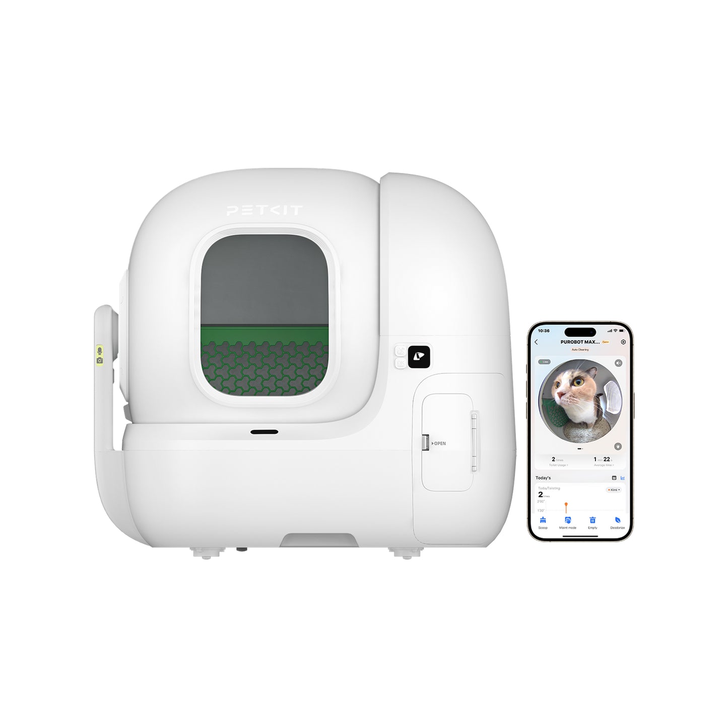 Petkit|Purobot Max Pro Automatic Cat Litter Box【Hong Kong Licensed Product|1 Year Warranty】