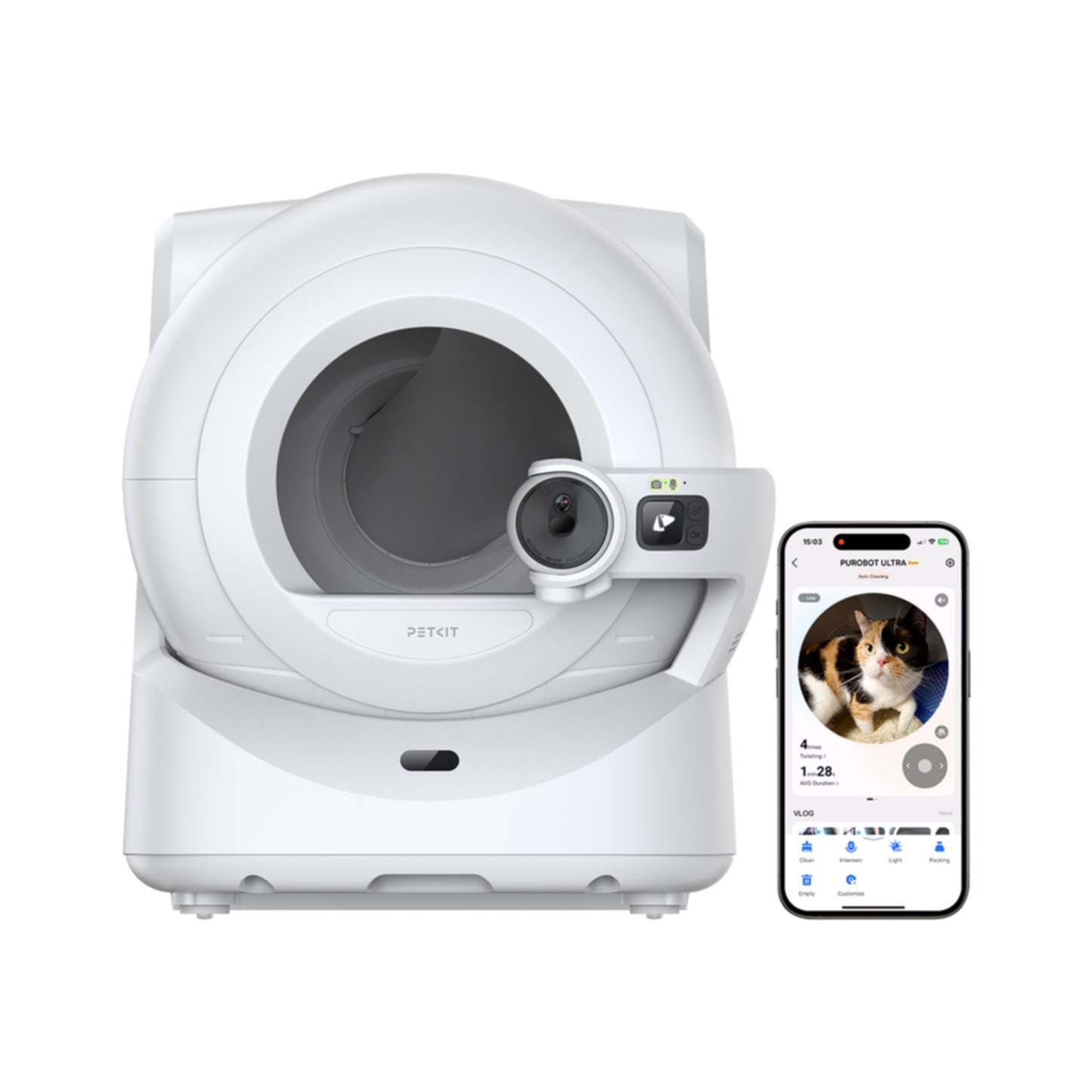 Petkit|Purobot Ultra Automatic Cat Litter Box【Hong Kong Licensed Product|1 Year Warranty】
