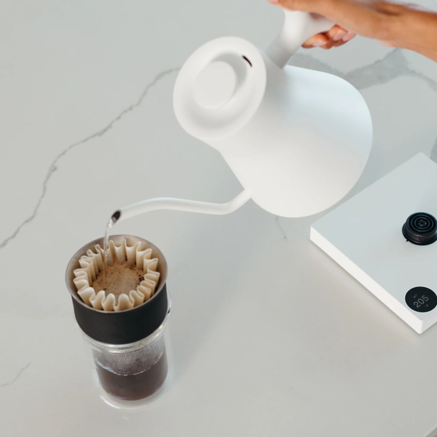 FELLOW|Stagg EKG PRO Electric Kettle (900ml) - Black/White *Free Hario Filter Paper 40pcs*【2 Year Warranty Year】