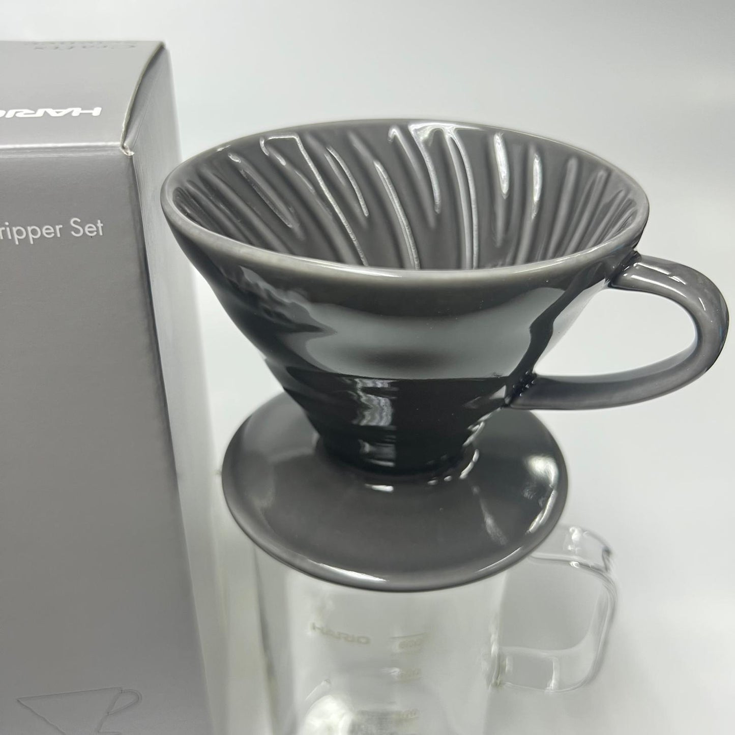 HARIO | V60 Beaker Server & Drippr Set BVD-3012-GR (1-4 Cup)【Parellel Import Product】
