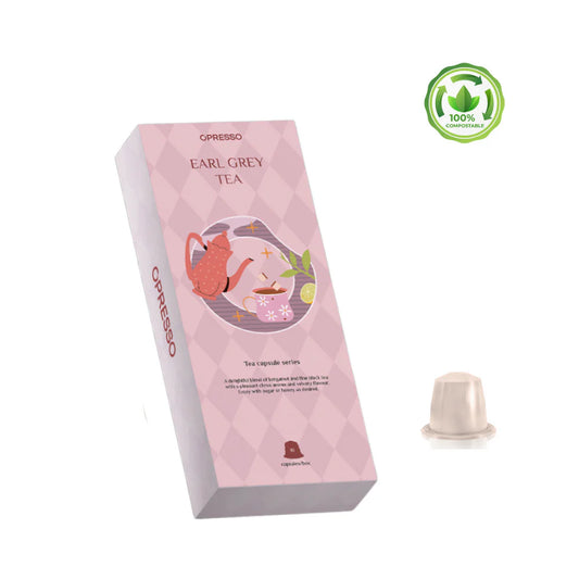 Opresso|茶膠囊 (10粒/盒) - 伯爵茶/檸檬茶/檸檬薑茶/英式早餐茶 意大利品質 Tea Capsule (Nespresso適用)