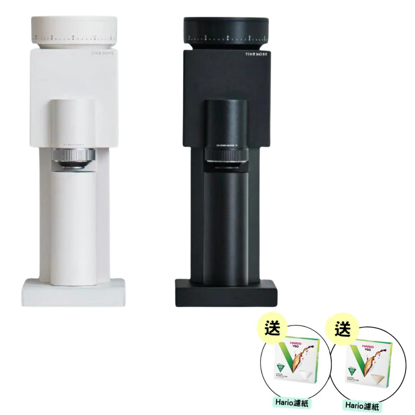 TIMEMORE 泰摩|Bricks 01S 積木電動咖啡磨豆機 意式及手沖咖啡均適用 (40mm Conical Burrs)【品牌授權|香港插頭 一年保養】