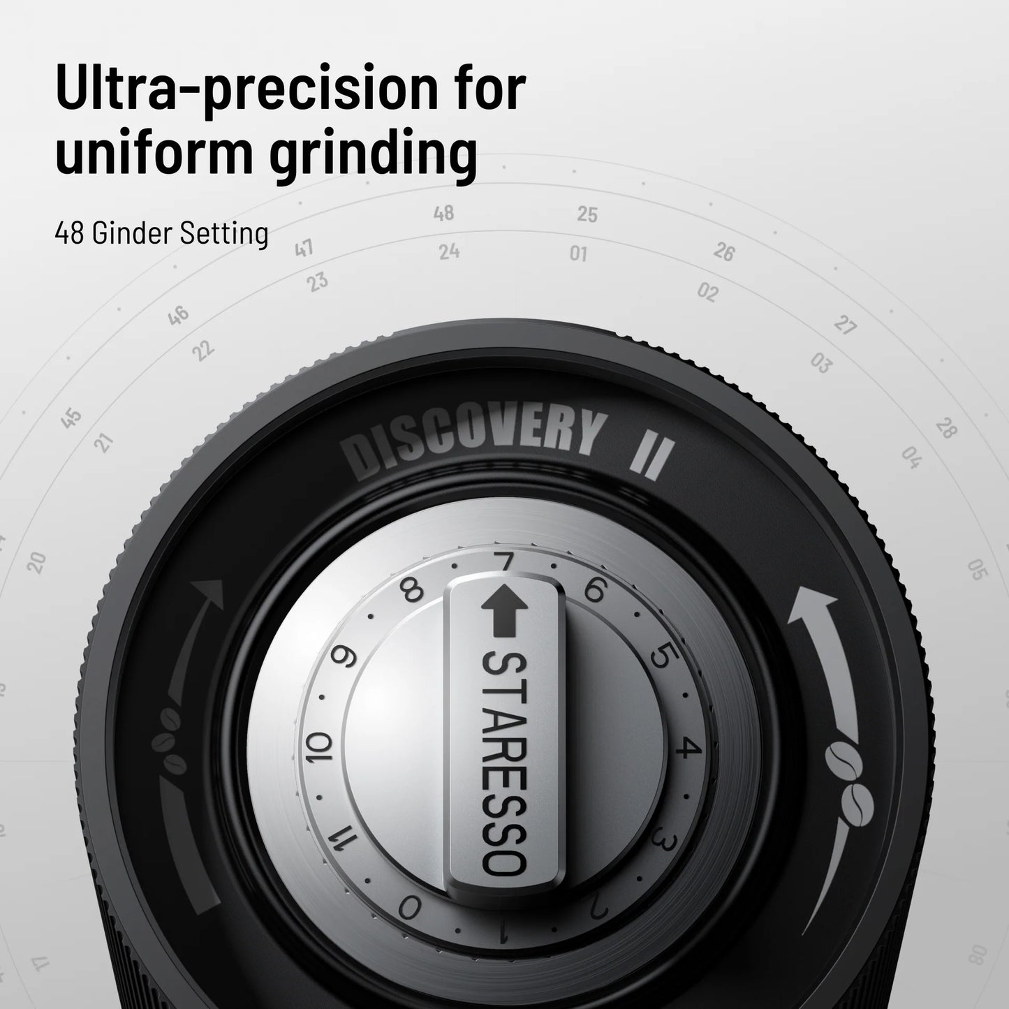 Staresso | D6E PLUS 星粒電動磨豆機 Discovery II 便攜充電式咖啡豆電磨 Electric Coffee Grinder【1年保養】
