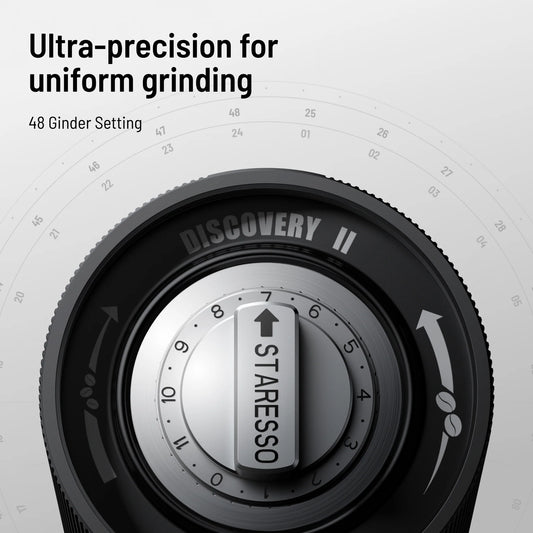 Staresso | D6E PLUS 星粒電動磨豆機 Discovery II 便攜充電式咖啡豆電磨 Electric Coffee Grinder【1年保養】