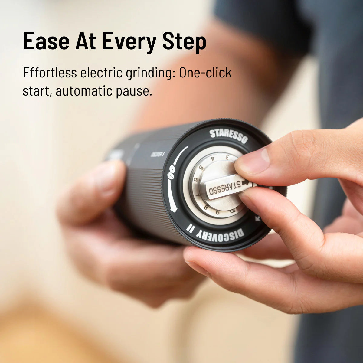 Staresso | D6E PLUS 星粒電動磨豆機 Discovery II 便攜充電式咖啡豆電磨 Electric Coffee Grinder【1年保養】