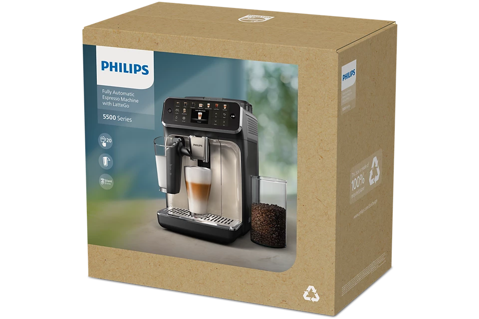 Philips|EP5547/90 5500系列 全自動特濃咖啡機【香港行貨|2年保養】