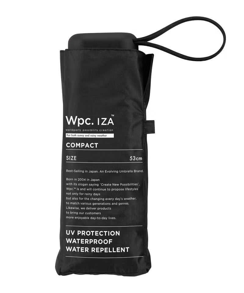 Wpc.IZA｜IZA 掌心級袖珍摺傘 降溫遮陽傘 五段式折疊設計 240g｜100%遮光、100%紫外線阻隔及UPF50+