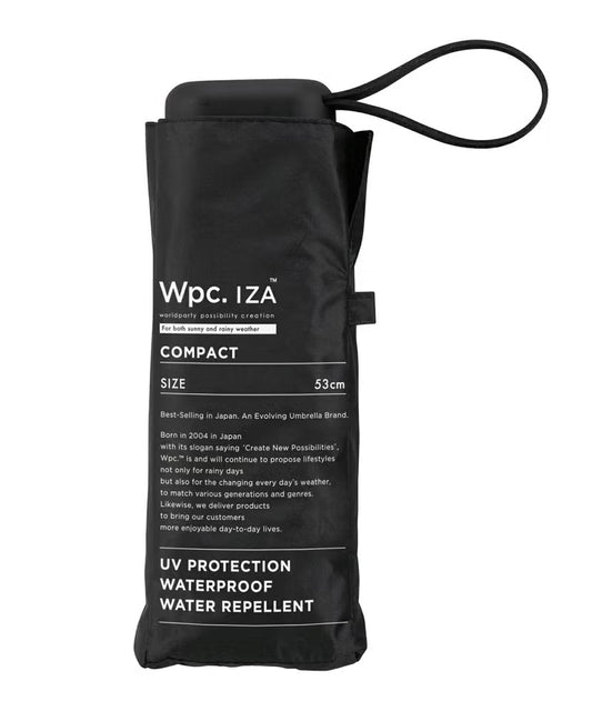 Wpc.IZA｜IZA 掌心級袖珍摺傘 降溫遮陽傘 五段式折疊設計 240g｜100%遮光、100%紫外線阻隔及UPF50+