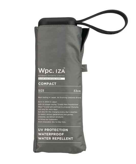 Wpc.IZA｜IZA 掌心級袖珍摺傘 降溫遮陽傘 五段式折疊設計 240g｜100%遮光、100%紫外線阻隔及UPF50+