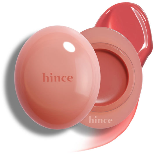 Hince｜Raw Glow Dewy Ball Lip Gloss 水盈露珠唇頰多用蜜 - 01 Raw Rose Dew/05 Hug Dew/08 Fig Rain｜腮紅、唇膏｜【平行進口產品】
