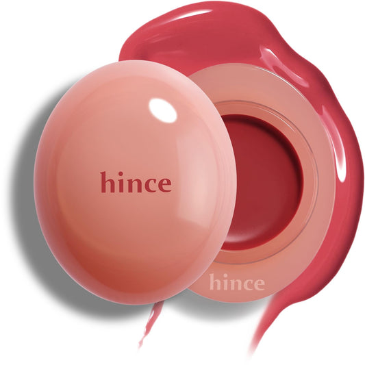 Hince｜Raw Glow Dewy Ball Lip Gloss 水盈露珠唇頰多用蜜 - 01 Raw Rose Dew/05 Hug Dew/08 Fig Rain｜腮紅、唇膏｜【平行進口產品】