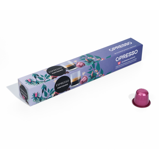 Opresso｜比利時咖啡膠囊 (10粒/盒) 歐洲咖啡品質 Coffee Capsule (Nespresso適用) 雨林聯盟認證 輕/中/深烘焙