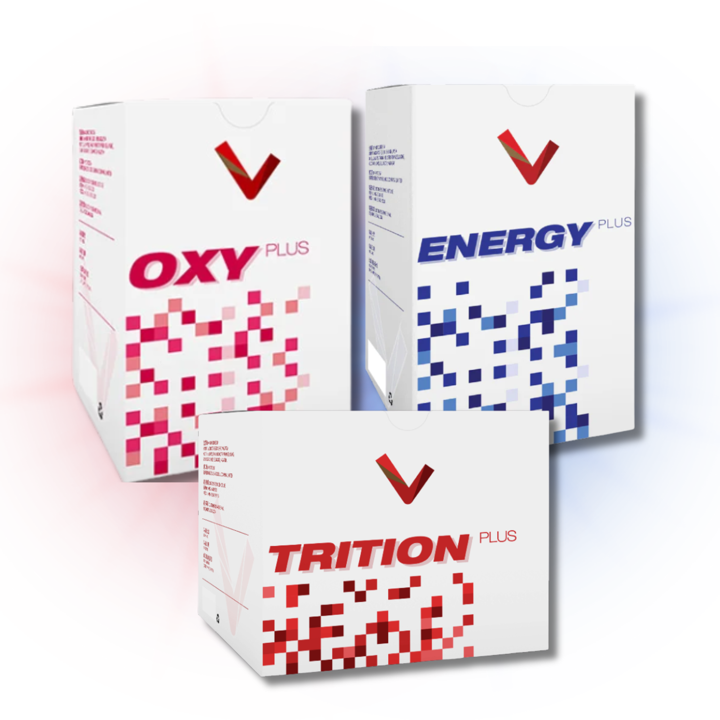 V GIVE ｜細胞營養補充品 三寶套裝 全日精神奕奕的基礎 OXY PLUS+TRITION PLUS+ENERGY PLUS