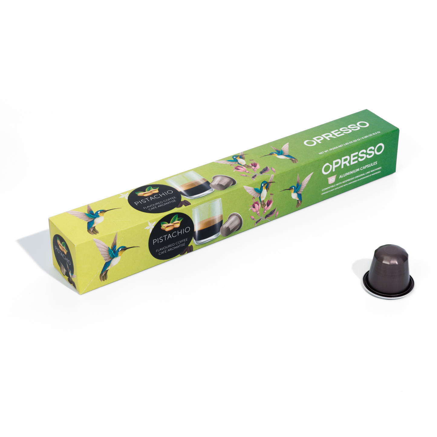 Opresso｜比利時咖啡膠囊 (10粒/盒) 歐洲咖啡品質 Coffee Capsule (Nespresso適用) 雨林聯盟認證 輕/中/深烘焙