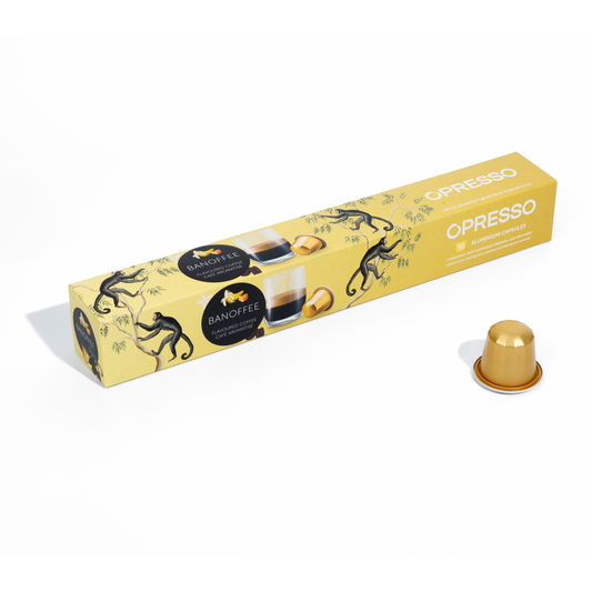 Opresso｜比利時咖啡膠囊 (10粒/盒) 歐洲咖啡品質 Coffee Capsule (Nespresso適用) 雨林聯盟認證 輕/中/深烘焙