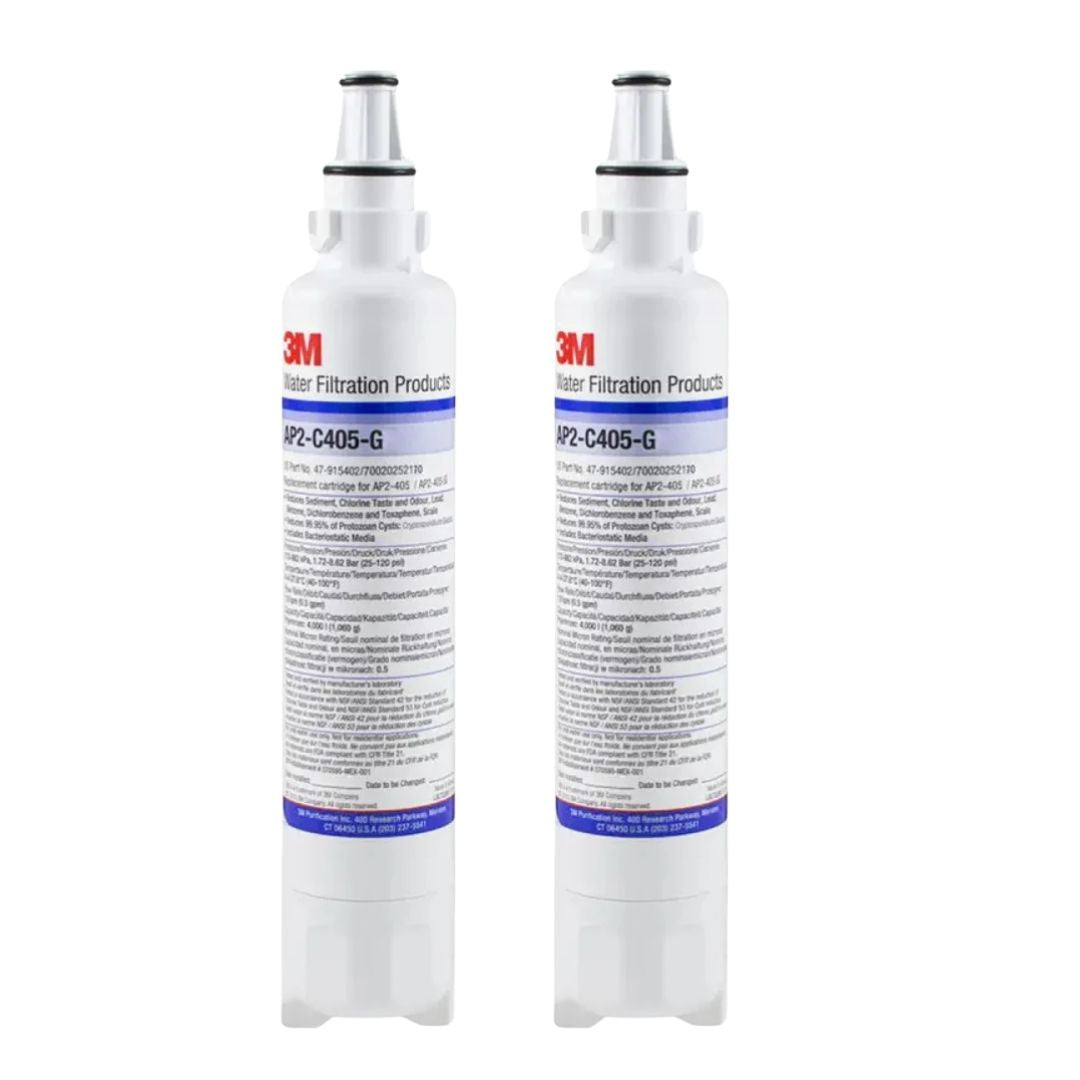 【2件】3M | 家用濾水系統 替換濾芯 AP2-C405-G【平行進口產品】Replacement Water Filter Cartridge *新舊包裝隨機發貨