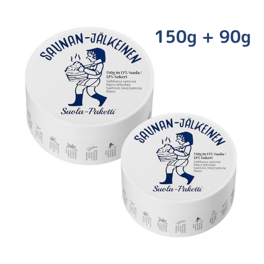 【優惠組合】Torhop｜Saunan Heating Salt Mask 奇妙沖涼 桑拿海鹽面膜 90g + 150g｜去痘收毛孔【平行進口產品】