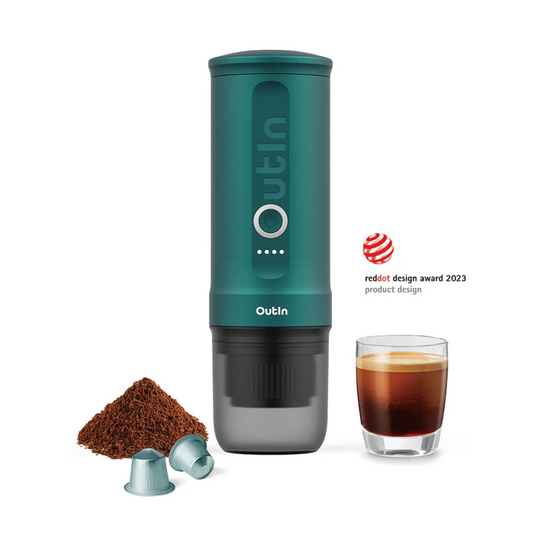 OutIn｜Nano Espresso 無線便攜濃縮咖啡機 20Bar高壓自動加熱冷水並萃取【香港行貨｜1年保養】